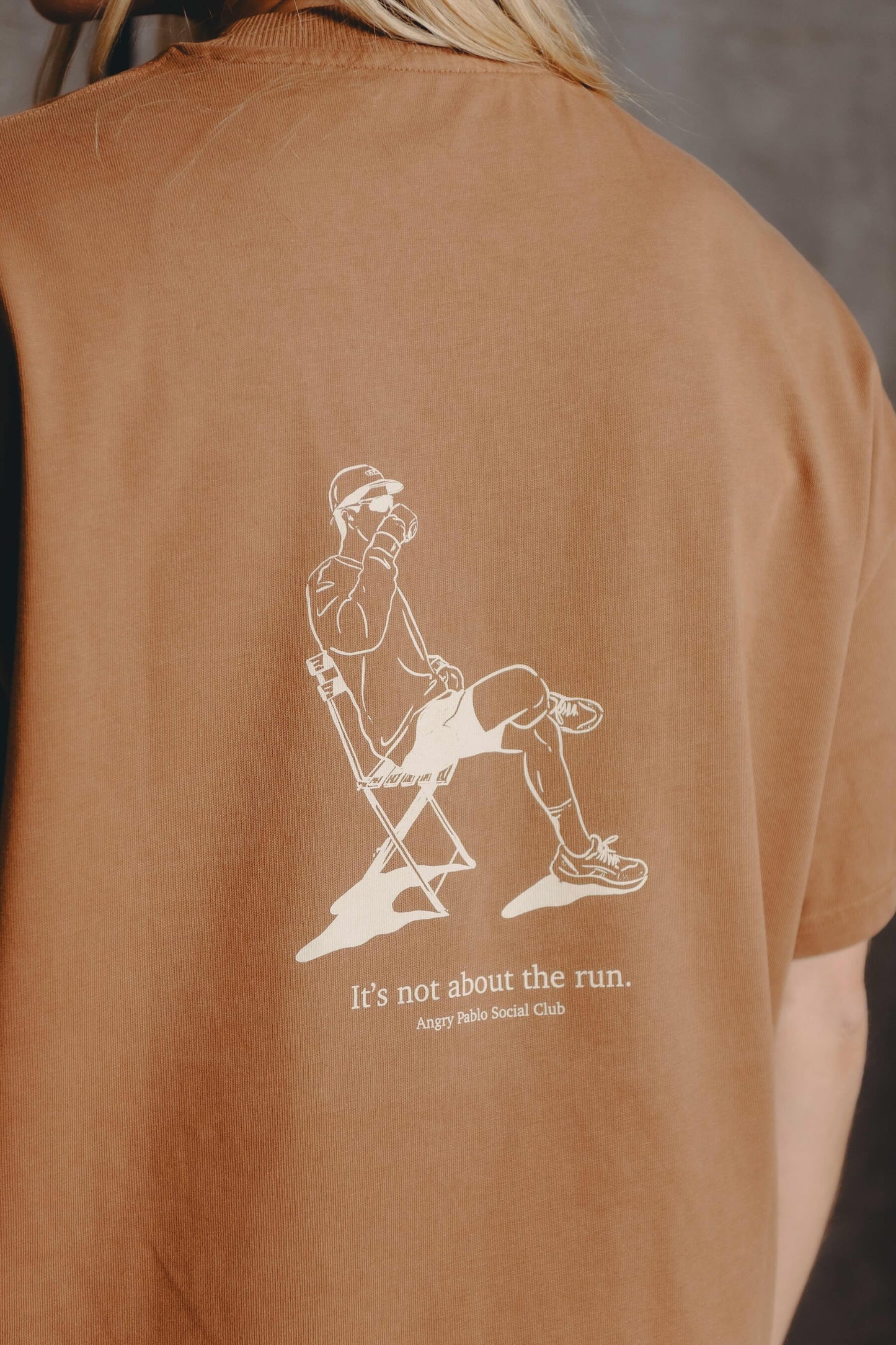 Heavy Oversized T-Shirt | It's Not About The Run