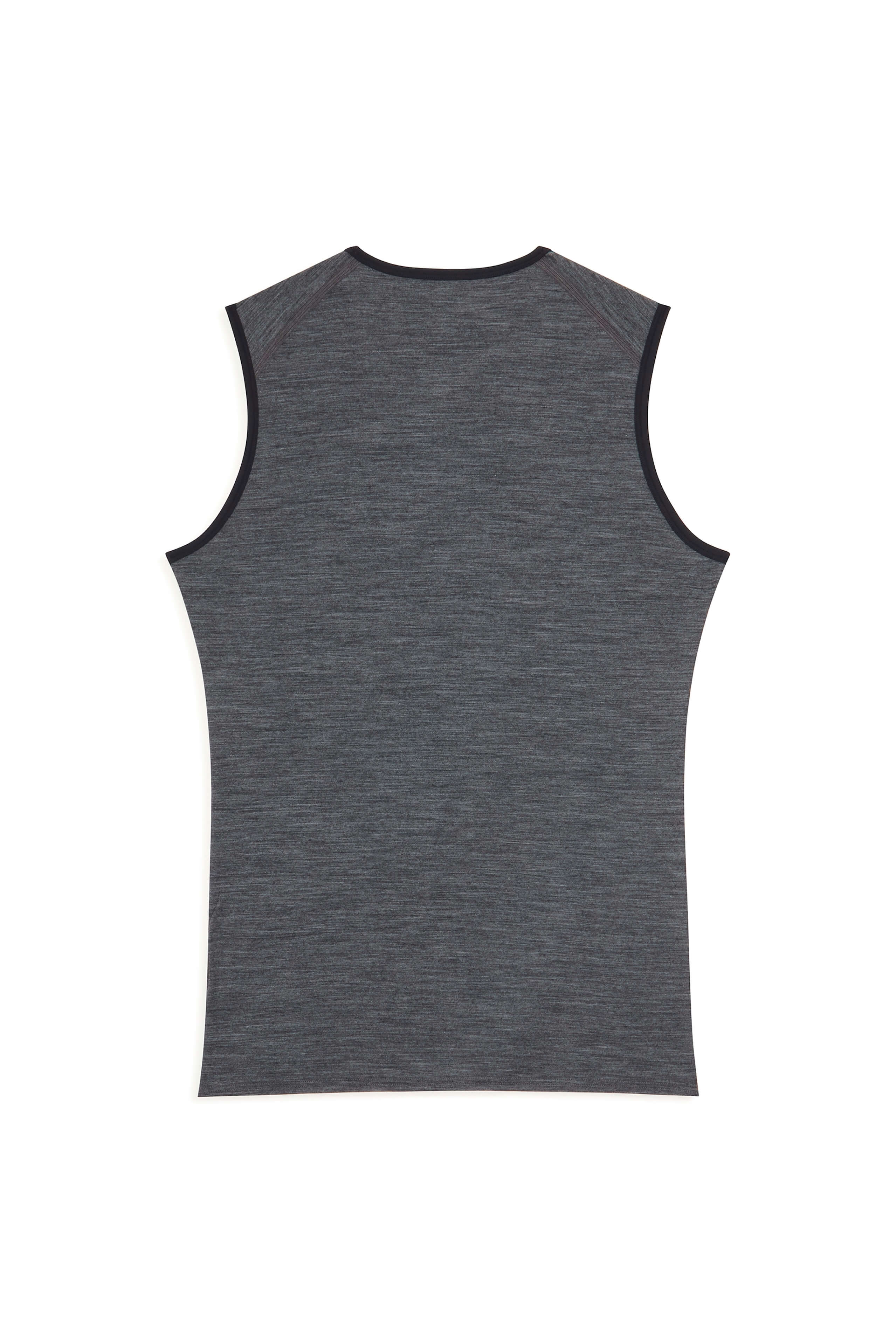 Sleeveless Merino Wool Cycling Base Layer | Graphite