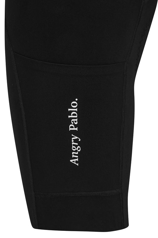 Women's Black Cycling Cargo Bib Shorts