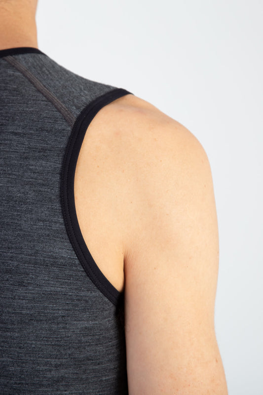 Wool Cycling Base Layer | Graphite