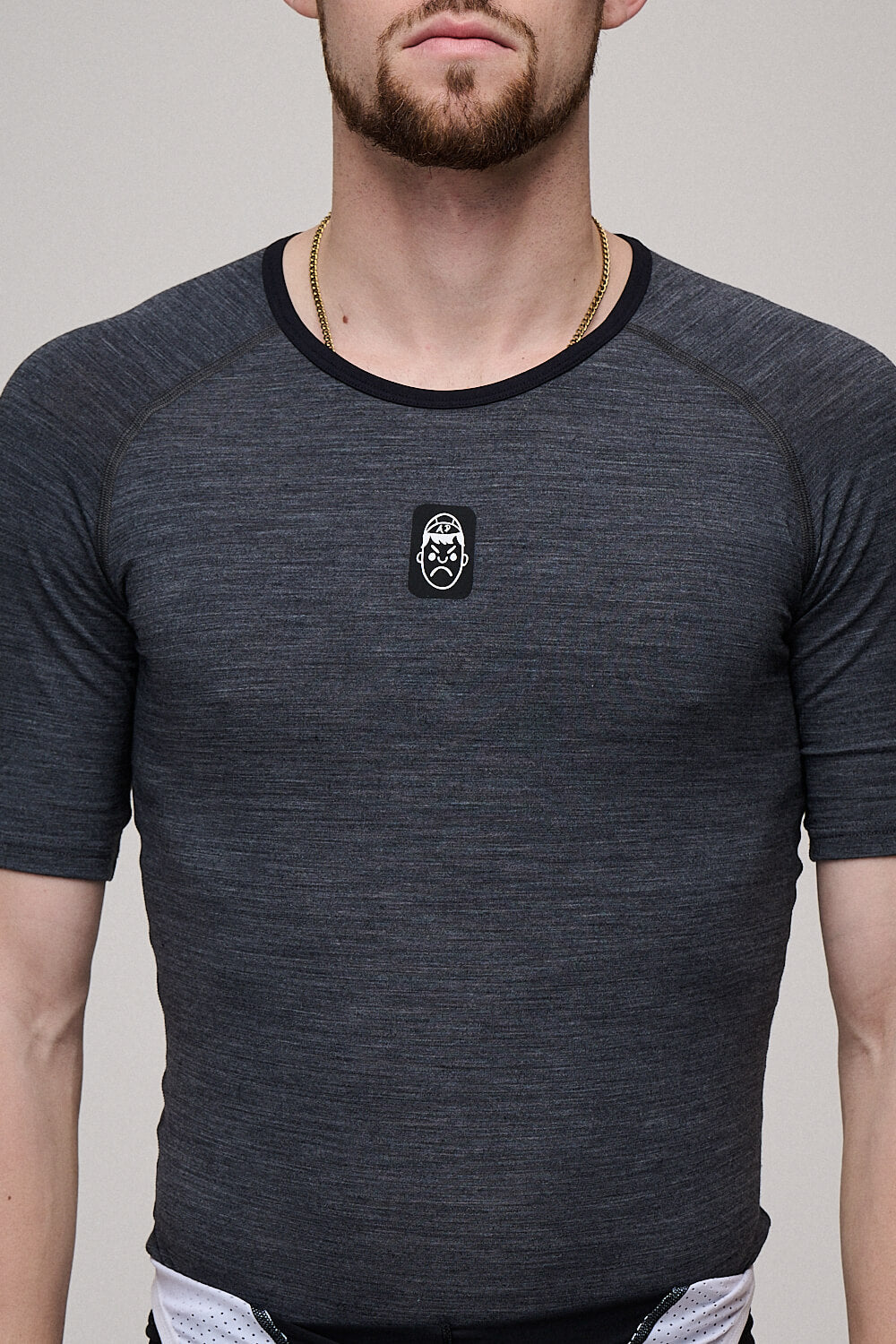 Wool Cycling Base Layer [Short Sleeve] | Graphite