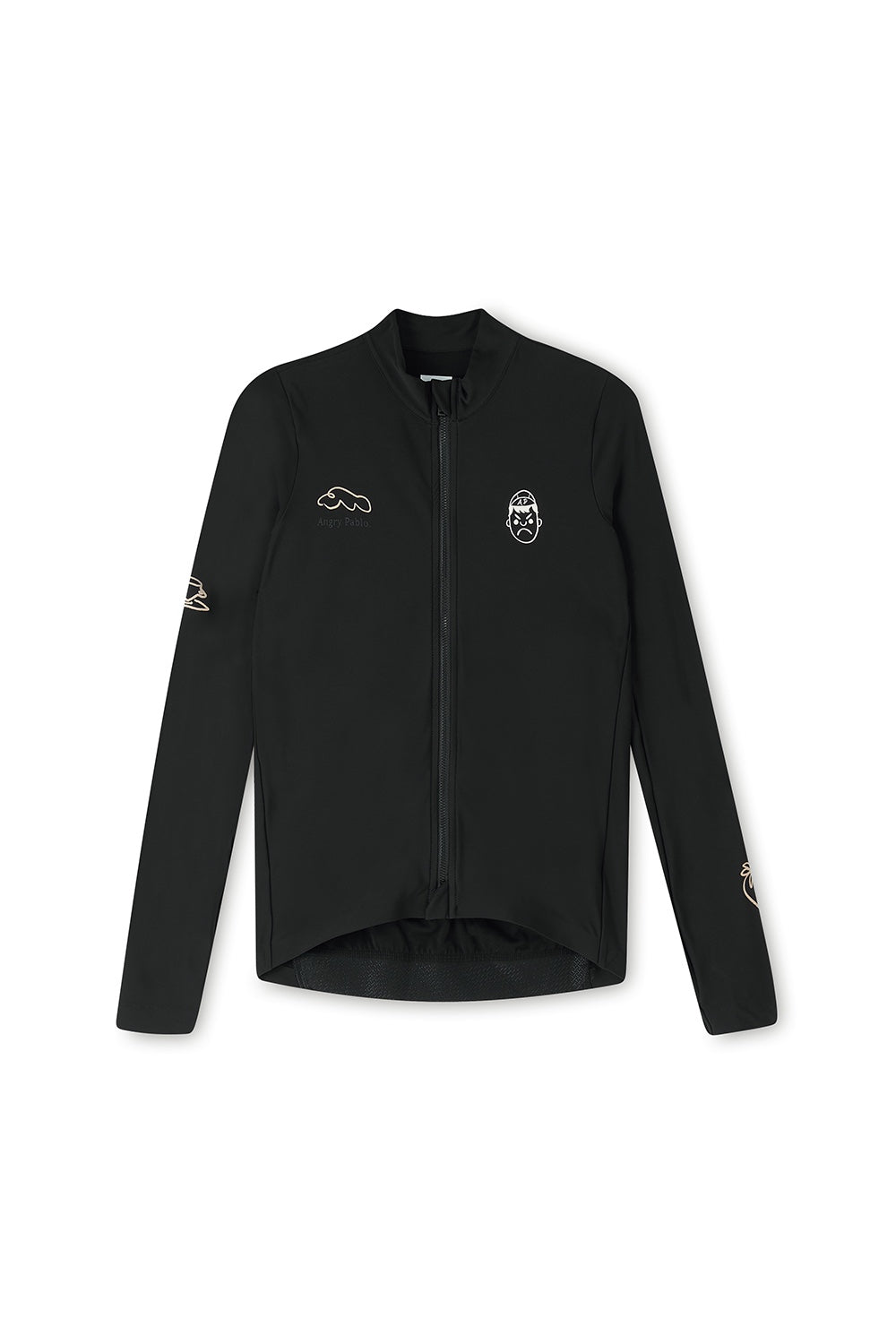 Thermal Long Sleeve Cycling Jersey | Black