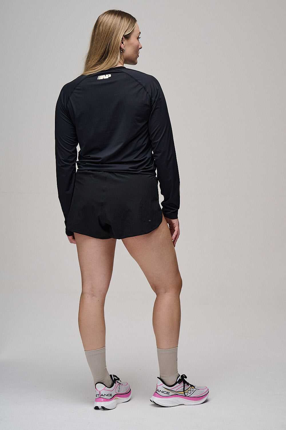 Off-Season Long Sleeve Running Tee | Black