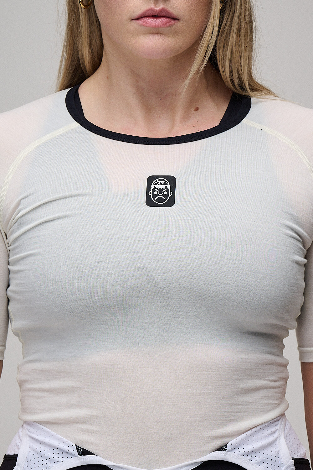 Wool Cycling Base Layer [Short Sleeve] | White Sand