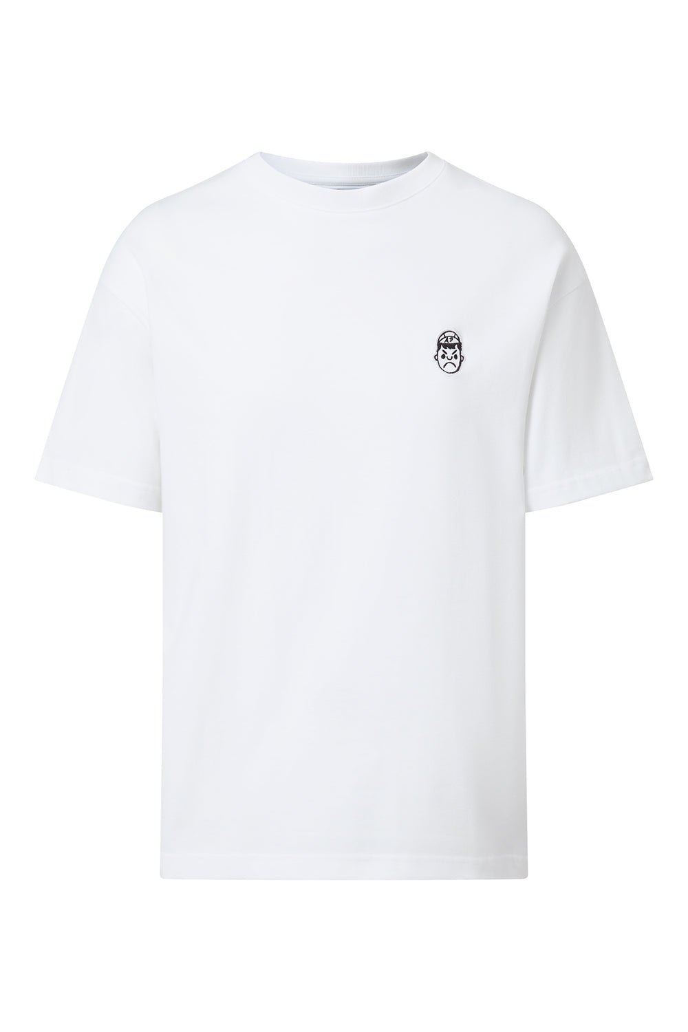 Oversized Signature Logo Tee | White